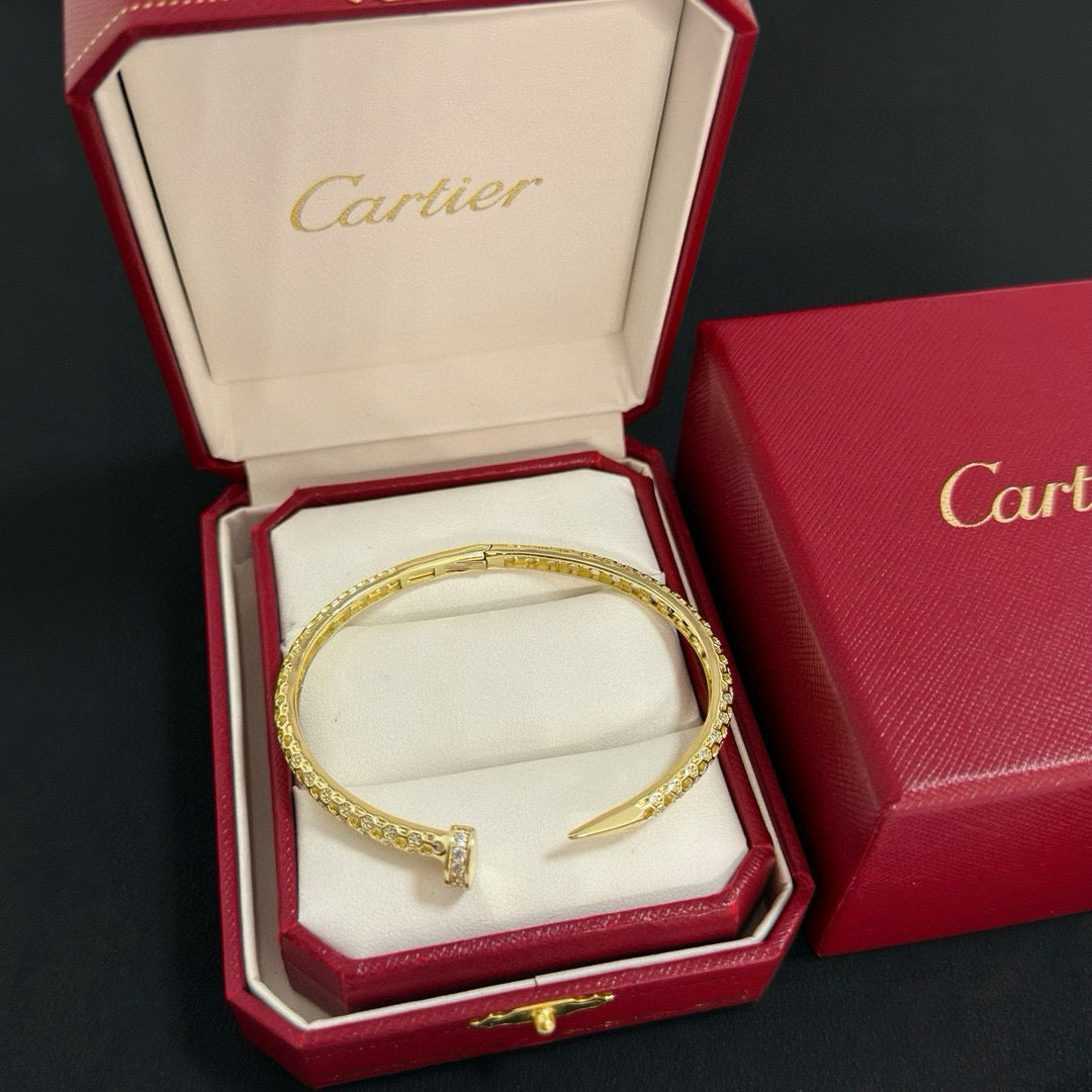 Diamond-Set Love Bracelet | Bold Lines | Timeless Classic