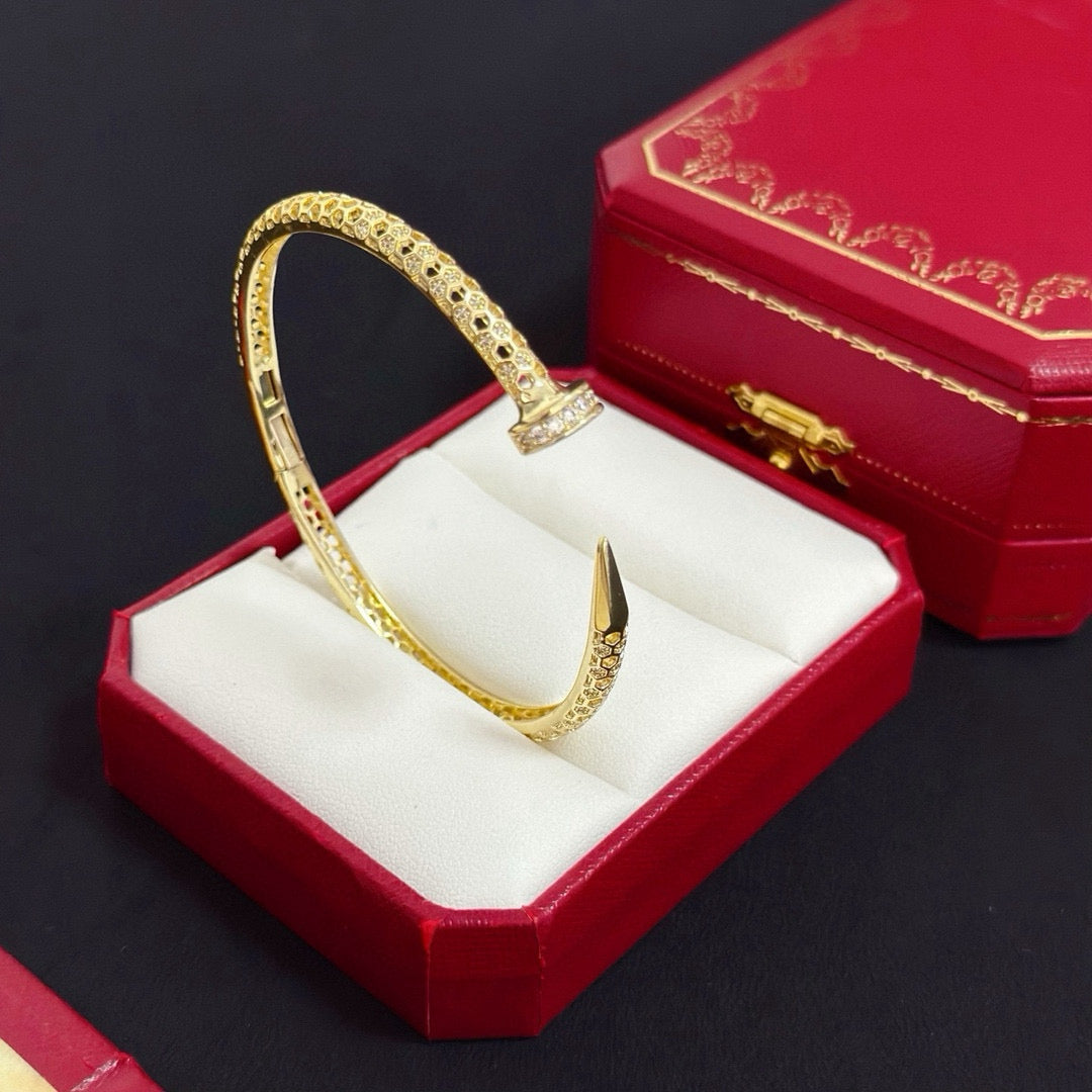 Diamond-Set Love Bracelet | Bold Lines | Timeless Classic