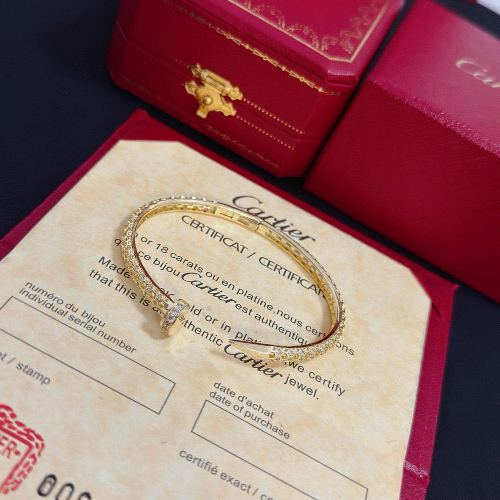 Diamond-Set Love Bracelet | Bold Lines | Timeless Classic