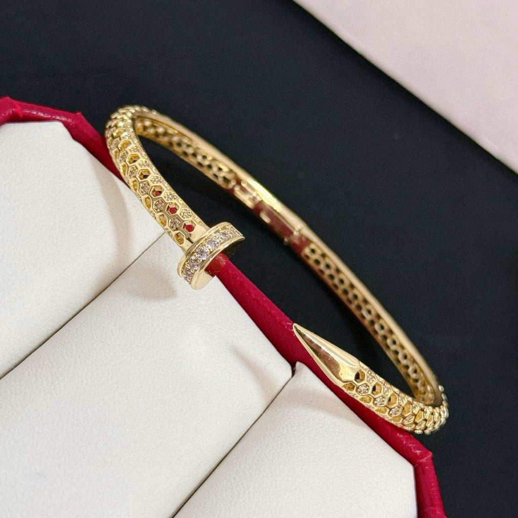 Diamond-Set Love Bracelet | Bold Lines | Timeless Classic