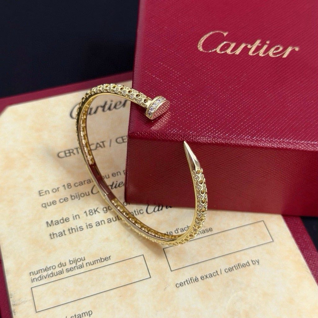 Diamond-Set Love Bracelet | Bold Lines | Timeless Classic