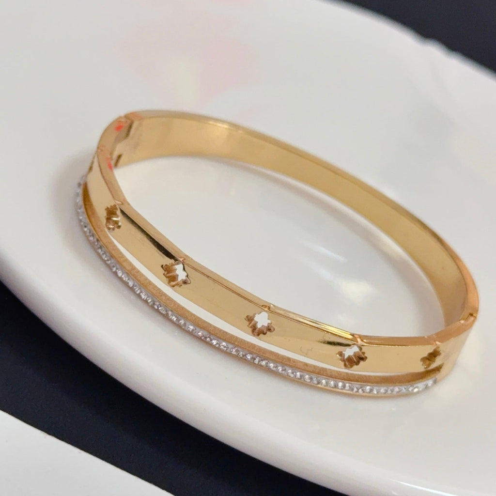 Panther Collection Bracelet | Diamond-Set V-Gold | Unisex