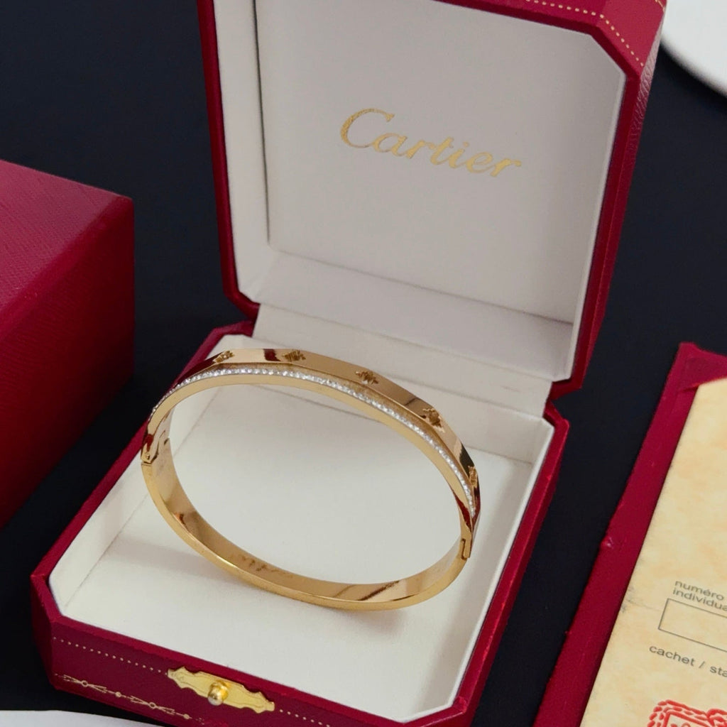 Panther Collection Bracelet | Diamond-Set V-Gold | Unisex