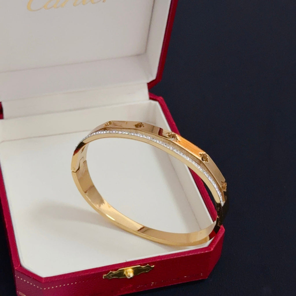 Panther Collection Bracelet | Diamond-Set V-Gold | Unisex