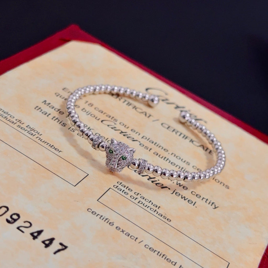 Panther Collection Bracelet | Diamond-Set V-Gold